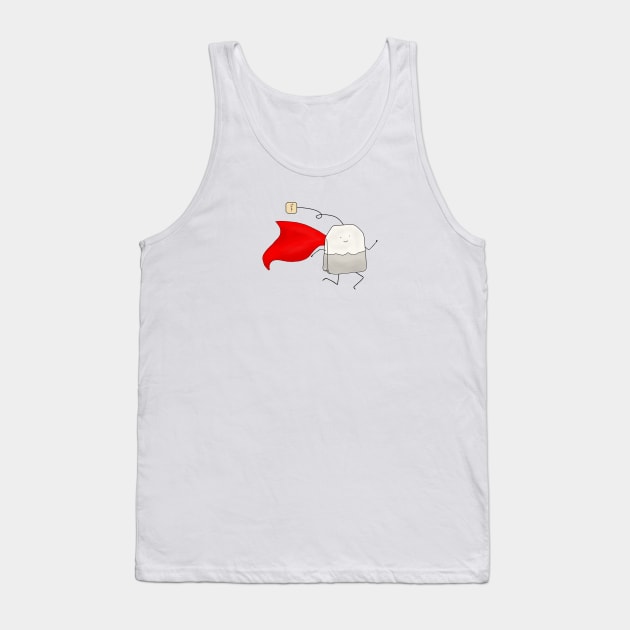 Superhero Tea Bag Tank Top by Earl Grey